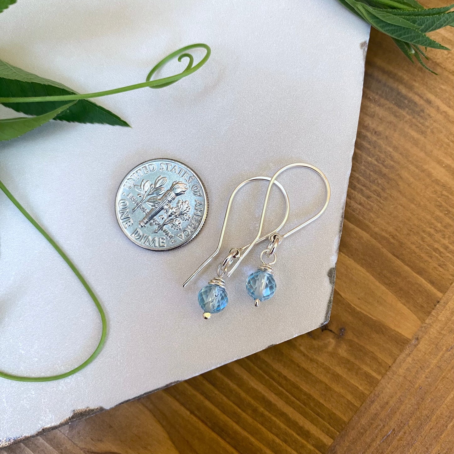 Blue Topaz Color Pop Earrings