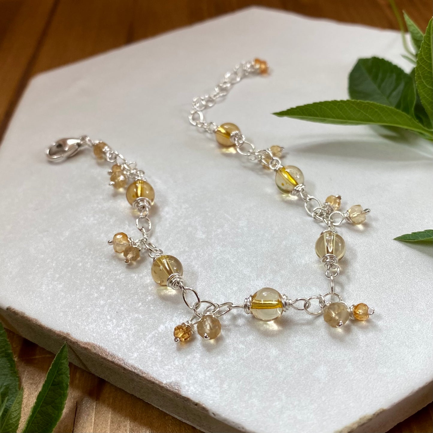 Citrine Bracelet - November Birthstone