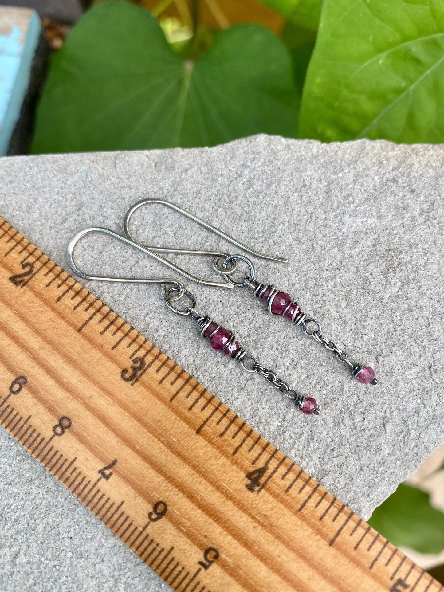 tourmaline satellite earrings