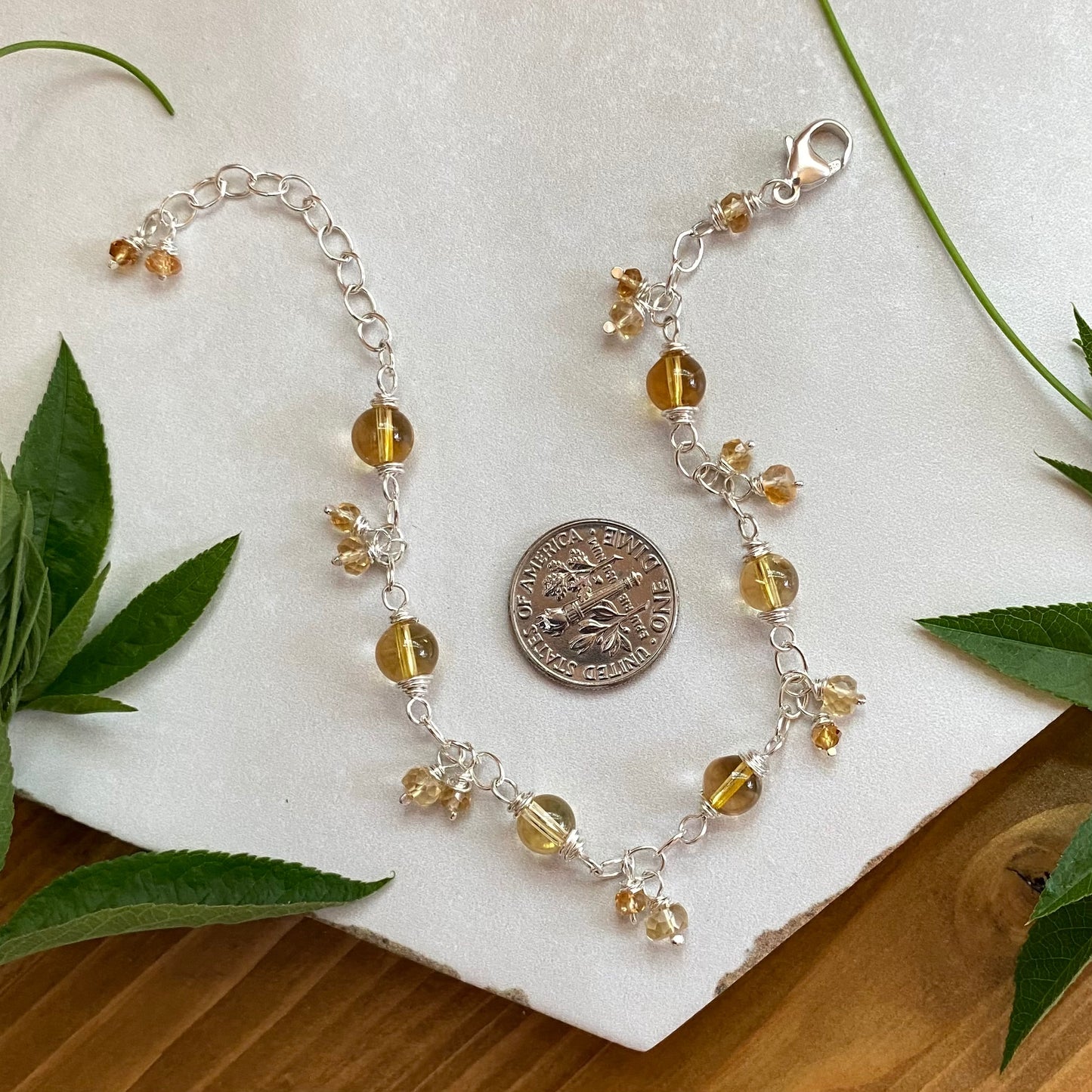 Citrine Bracelet - November Birthstone