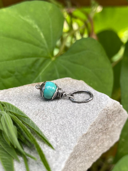 blue turquoise tiny orb