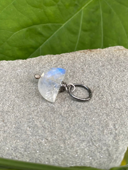 half moon pendant