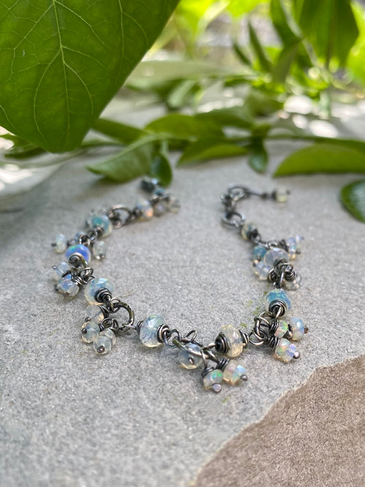 opal beaded bracelet