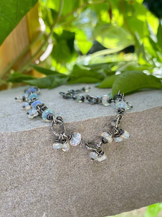 opal beaded bracelet