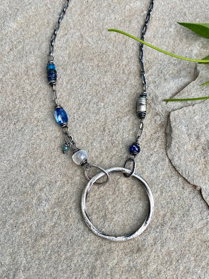 gypsy soul necklace - blue moon