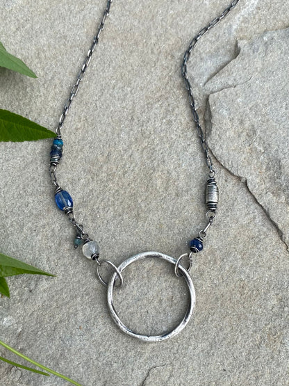 gypsy soul necklace - blue moon