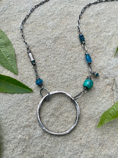 gypsy soul necklace - turquoise river