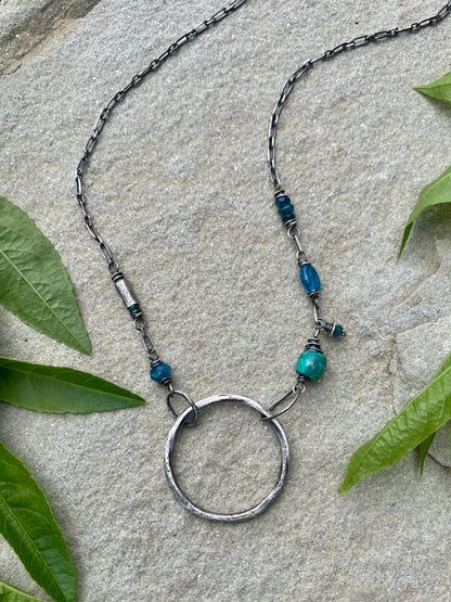 gypsy soul necklace - turquoise river