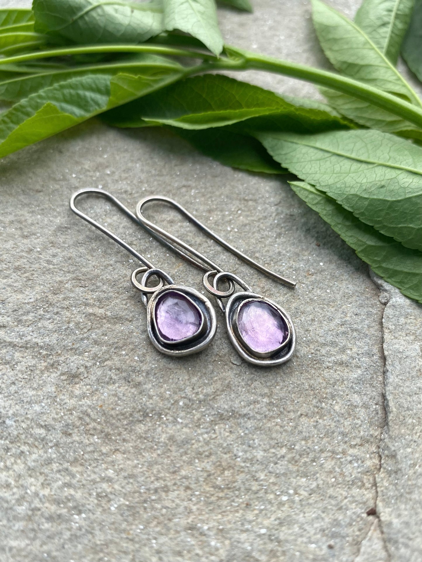 amethyst earrings