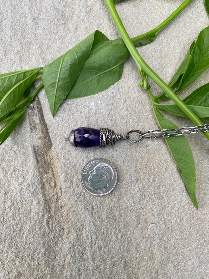 amethyst orbit pendant