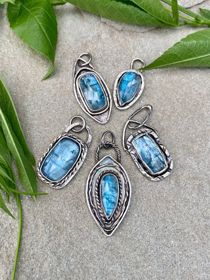 kyanite pendants