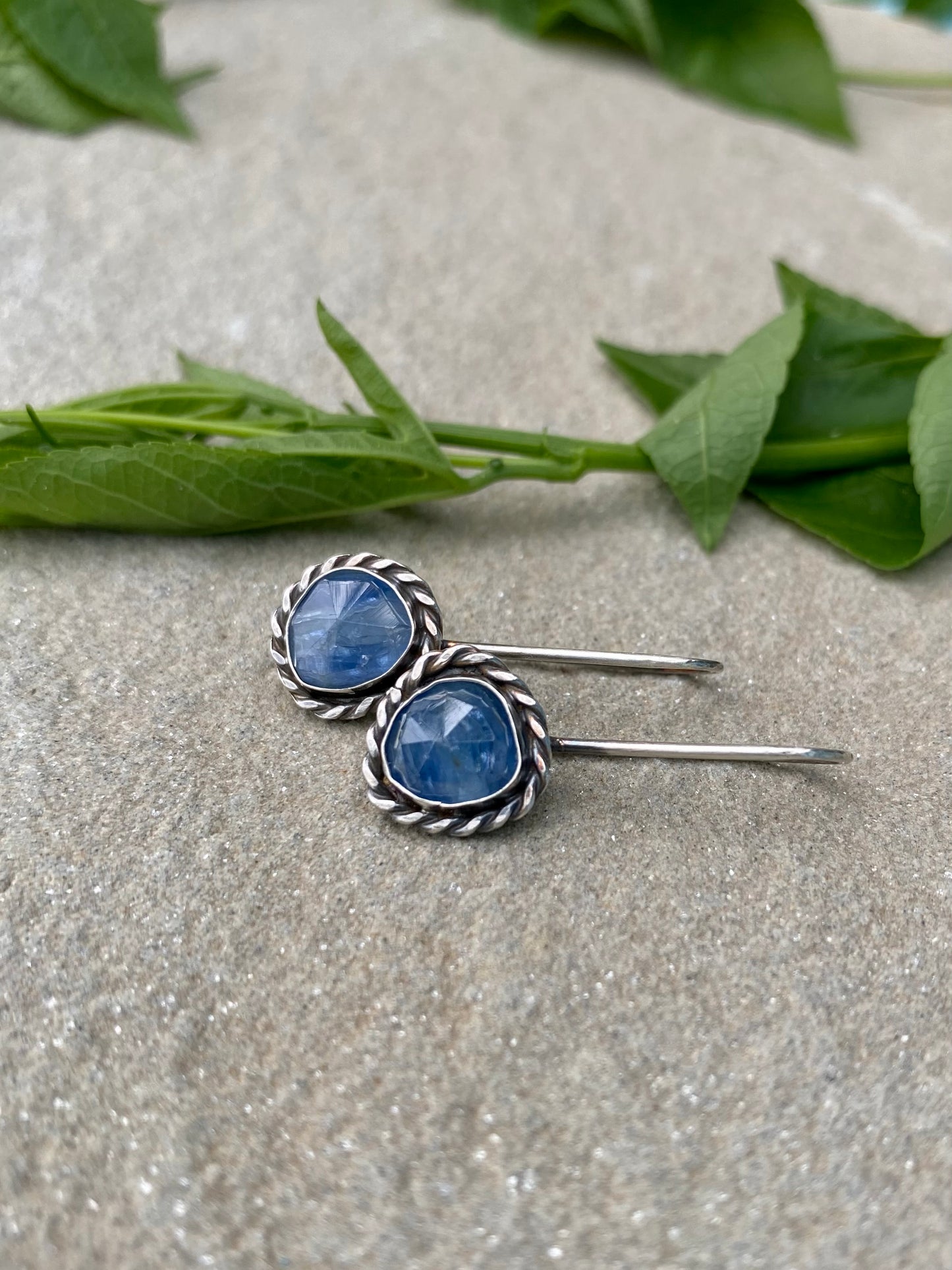 kyanite earrings