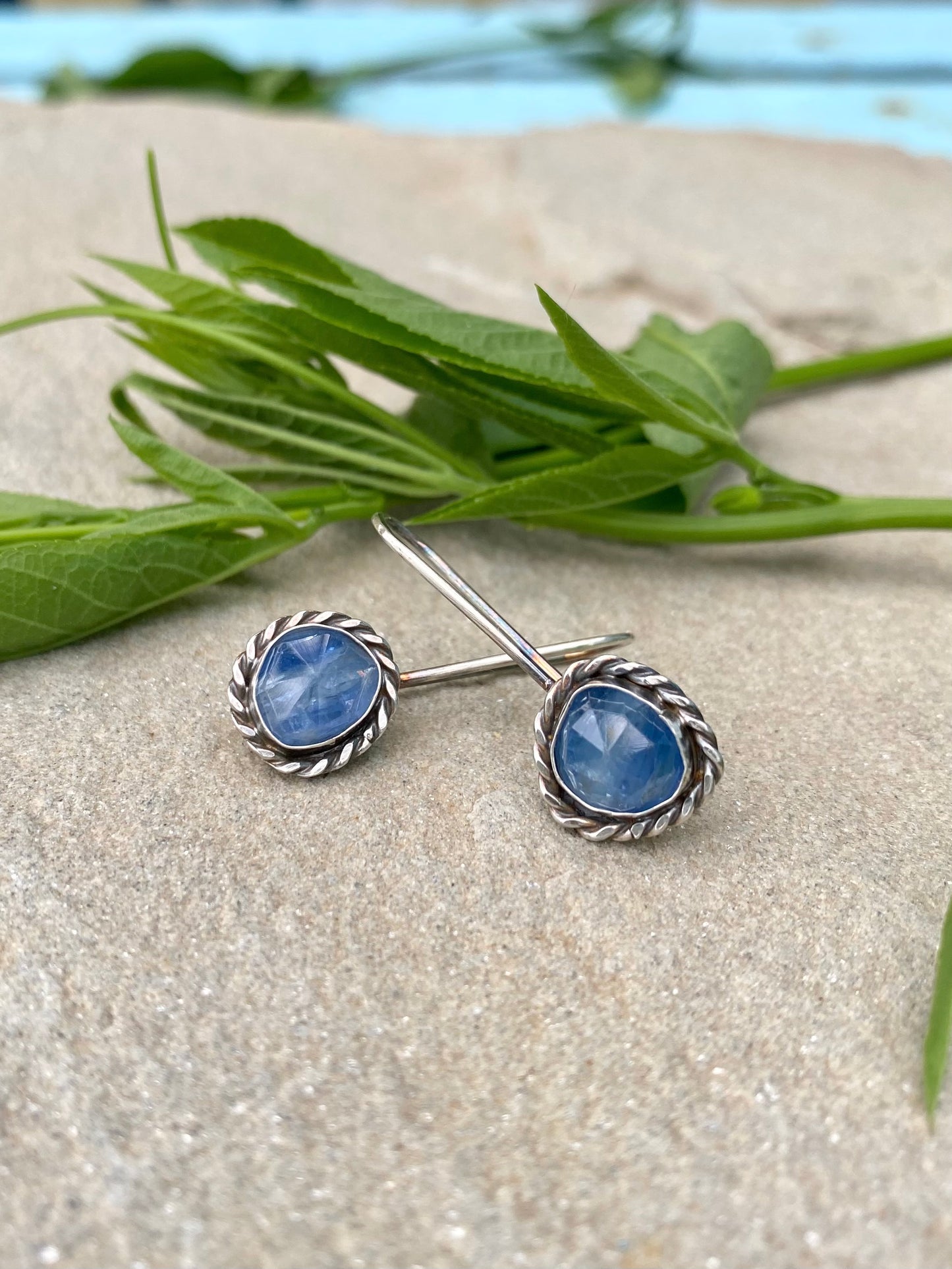 kyanite earrings