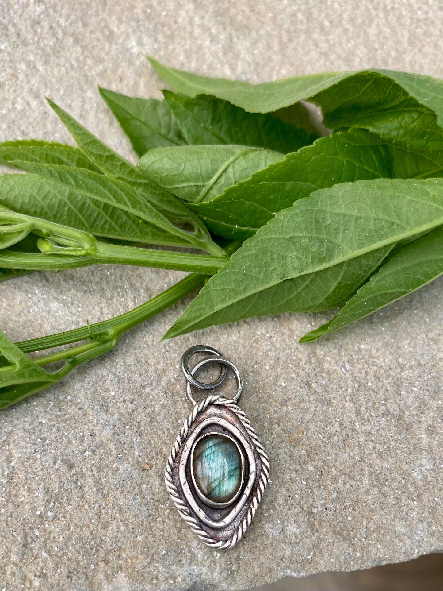 labradorite pendant