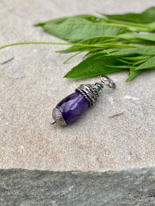 amethyst orbit pendant