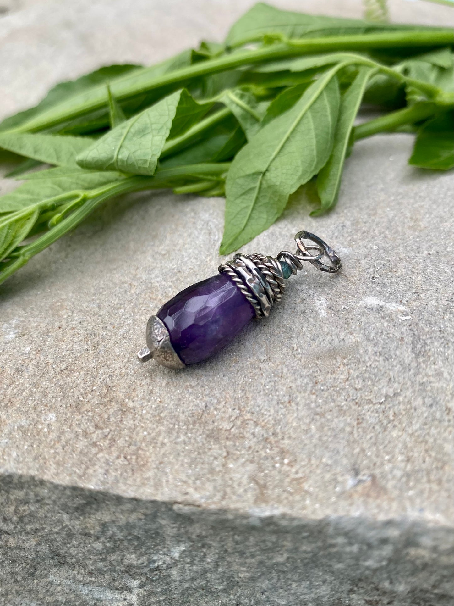 amethyst orbit pendant