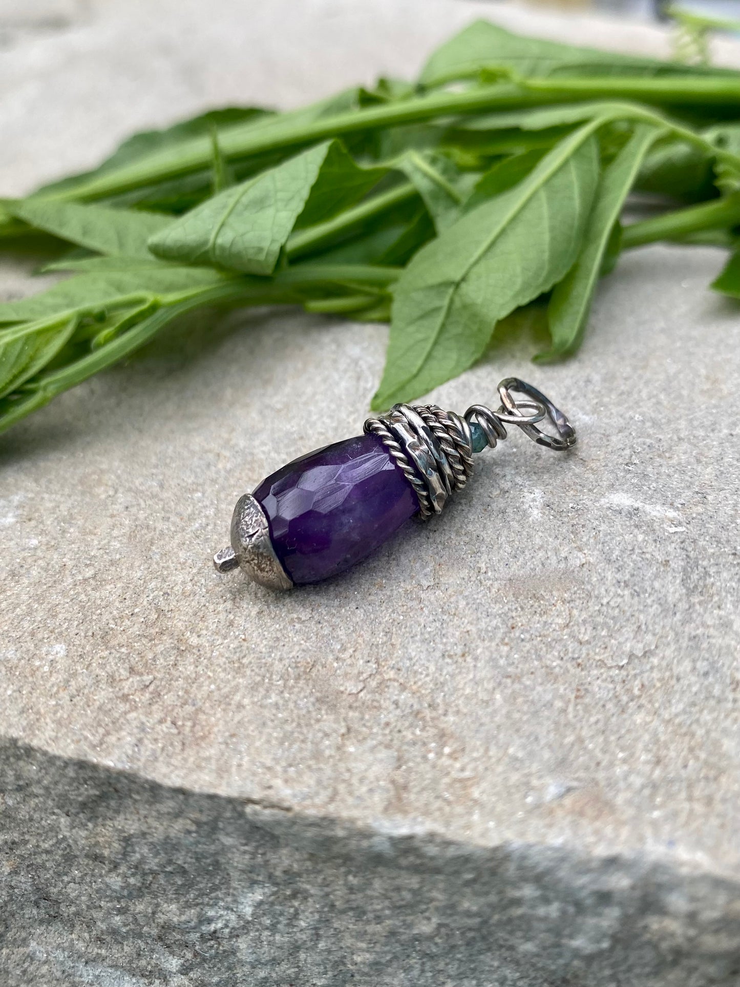 amethyst orbit pendant