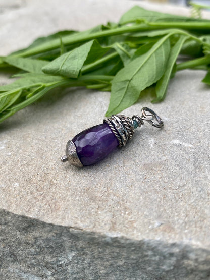 amethyst orbit pendant
