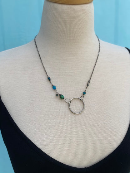 gypsy soul necklace - turquoise river