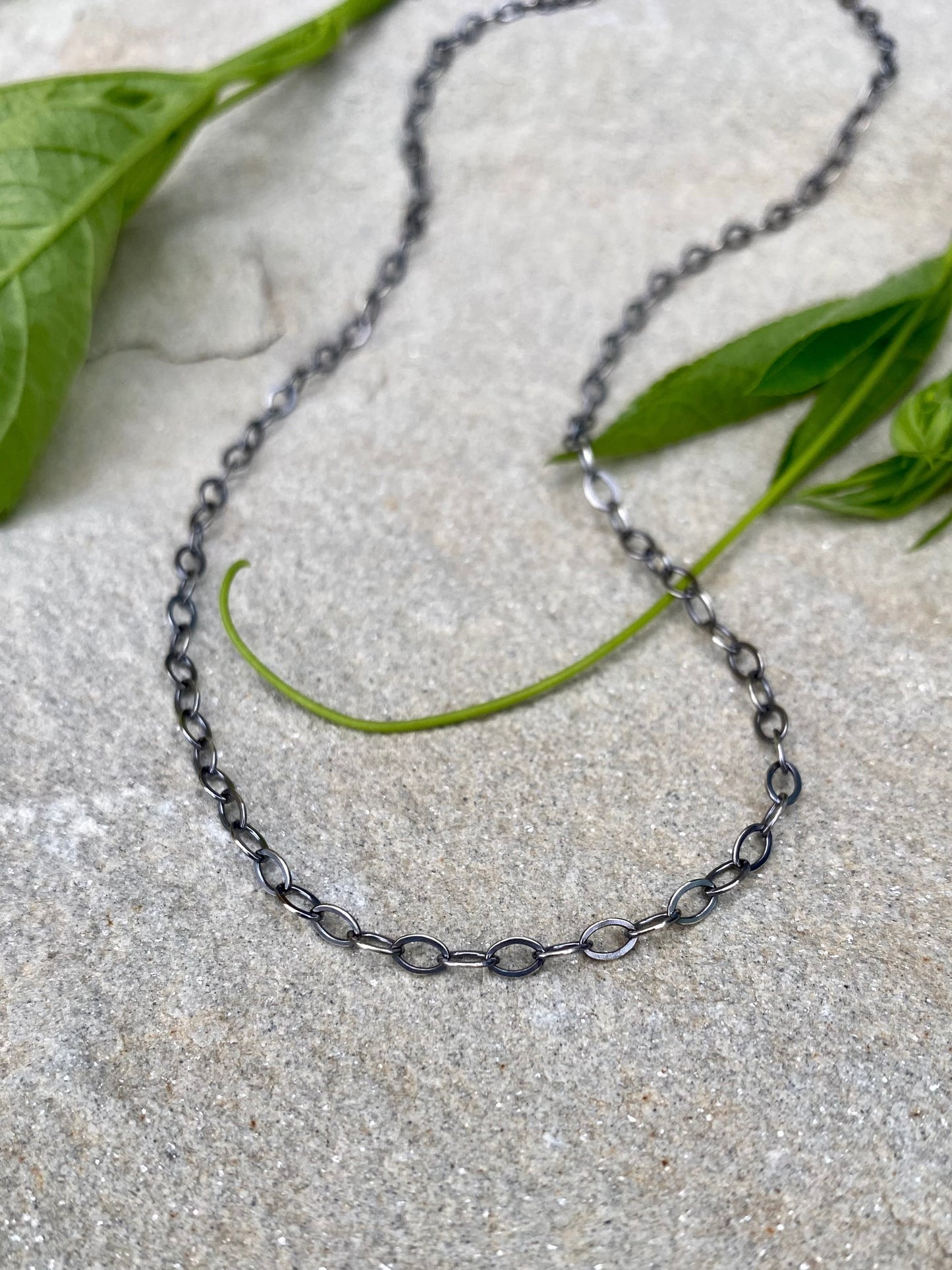 oval flat cable chain