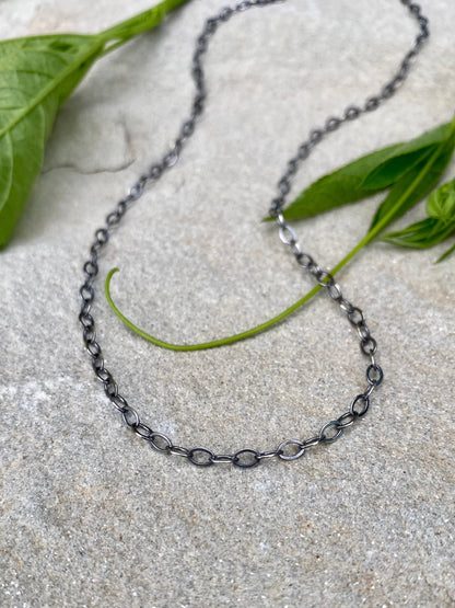 oval flat cable chain