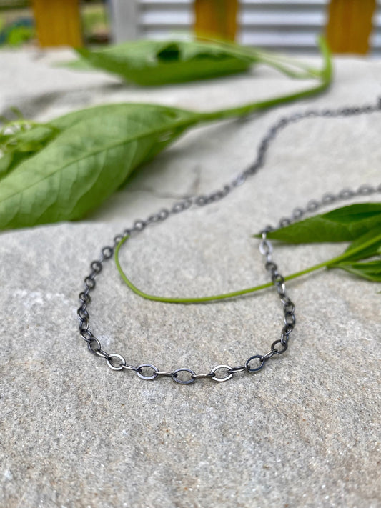 oval flat cable chain