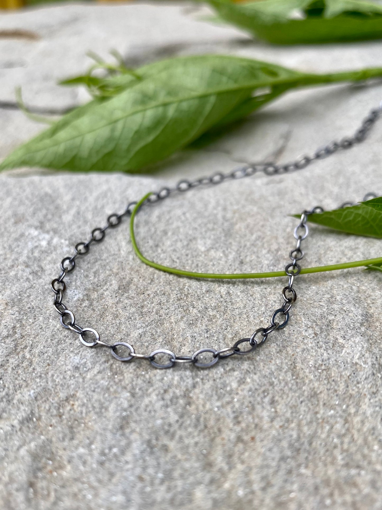oval flat cable chain