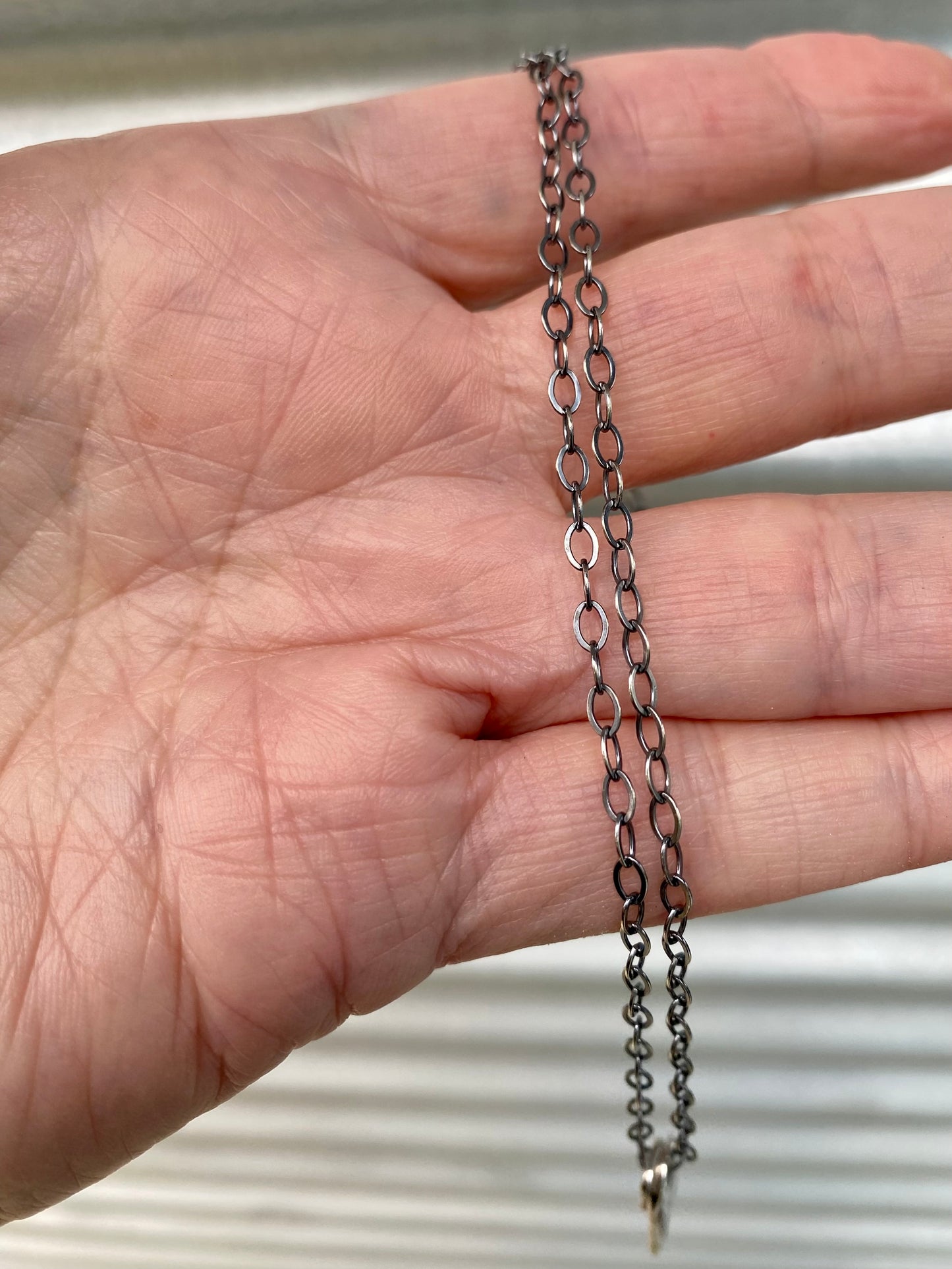 oval flat cable chain