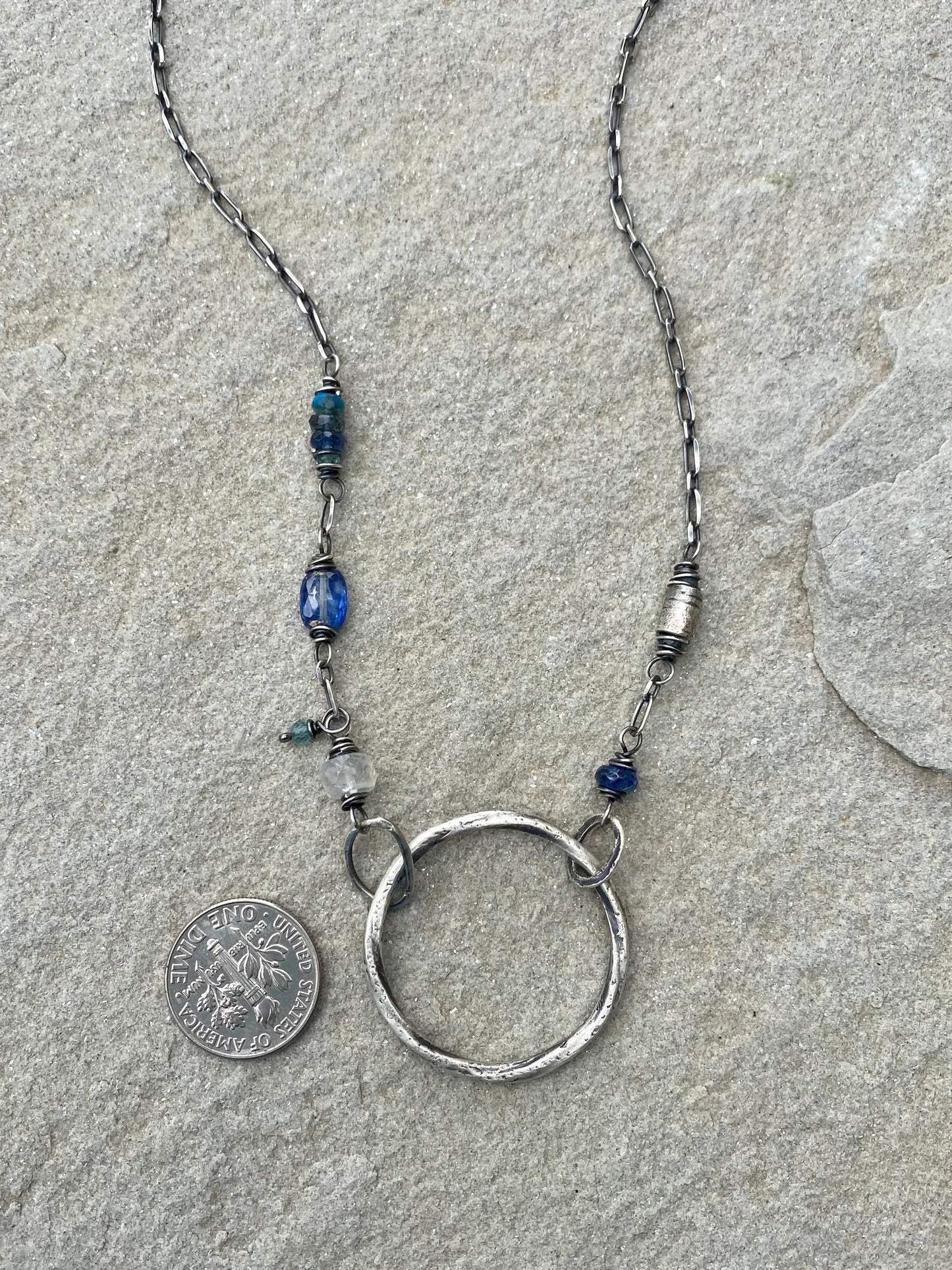 gypsy soul necklace - blue moon
