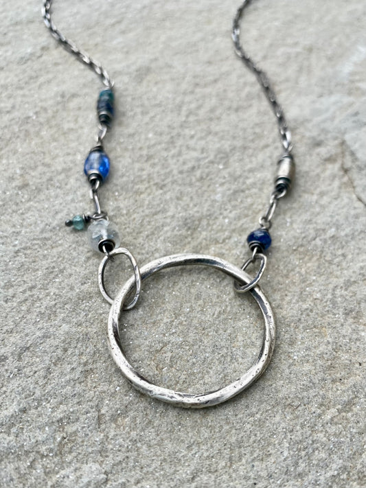 gypsy soul necklace - blue moon
