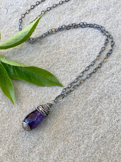 amethyst orbit pendant