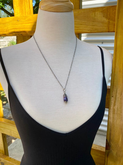 amethyst orbit pendant