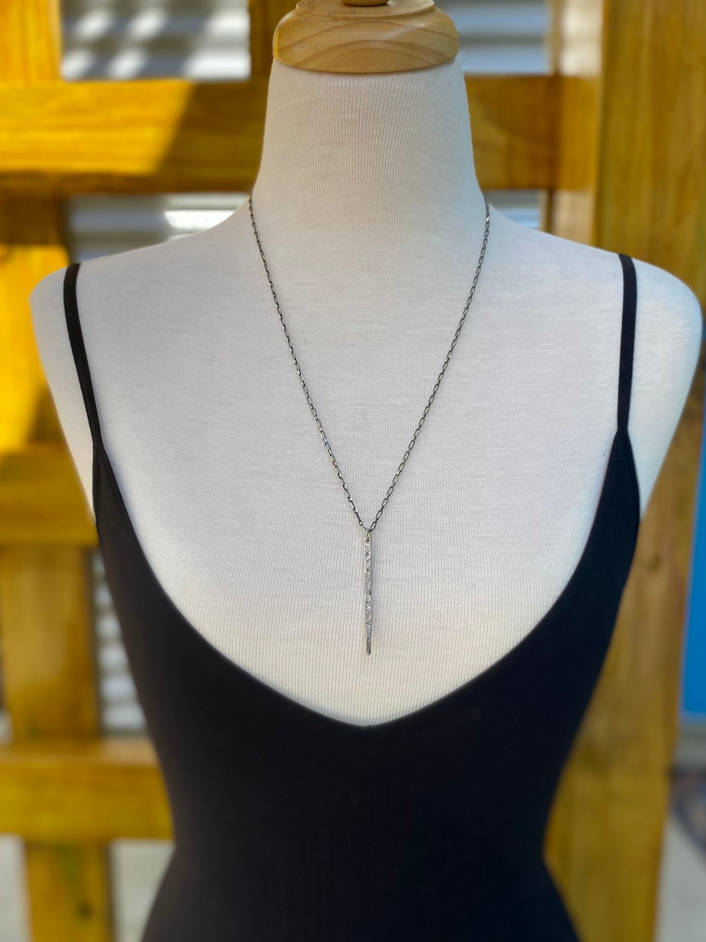 rustic bar drop pendant