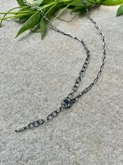 beveled long & short chain