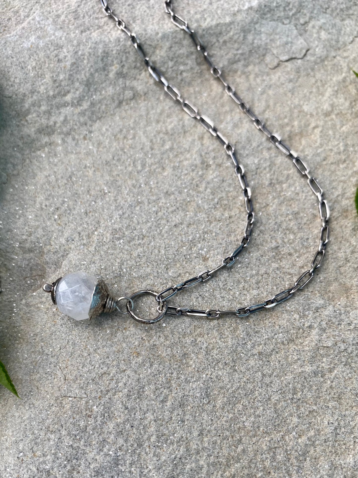 moonstone orb pendant