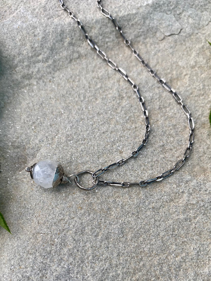 moonstone orb pendant