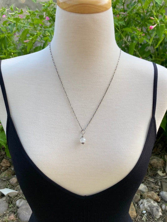moonstone orb pendant