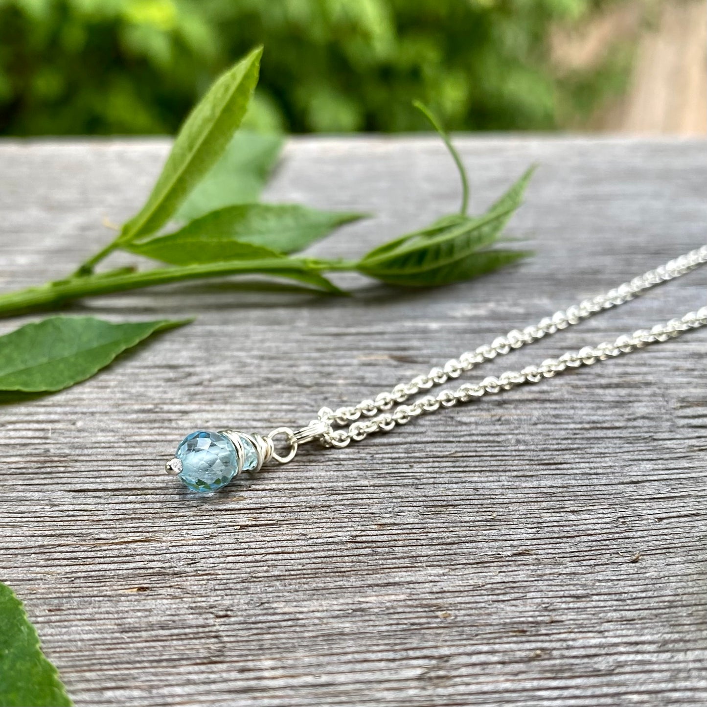 Blue Topaz Color Pop Necklace