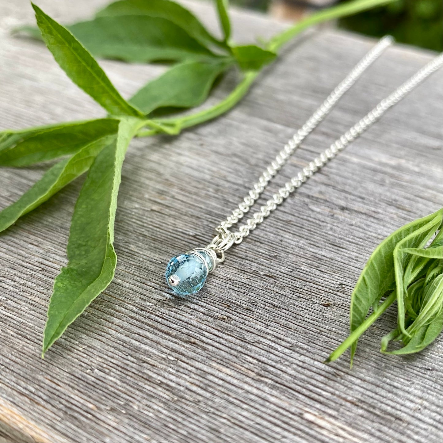 Blue Topaz Color Pop Necklace