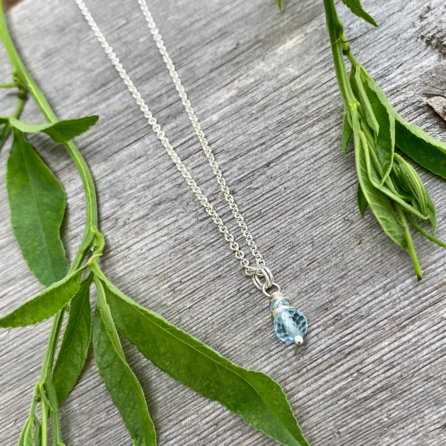 Blue Topaz Color Pop Necklace