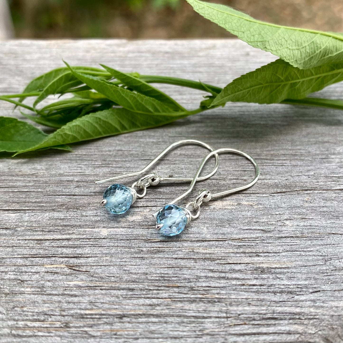 Blue Topaz Color Pop Earrings