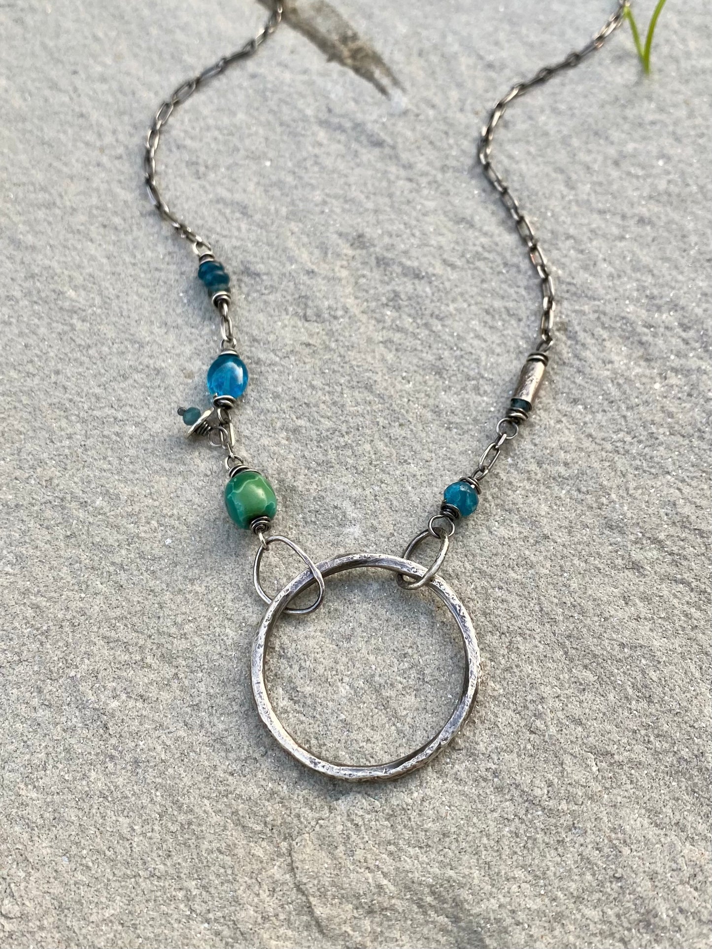 gypsy soul necklace - turquoise river