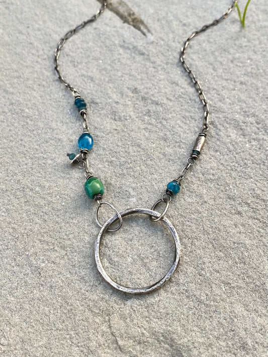 gypsy soul necklace - turquoise river