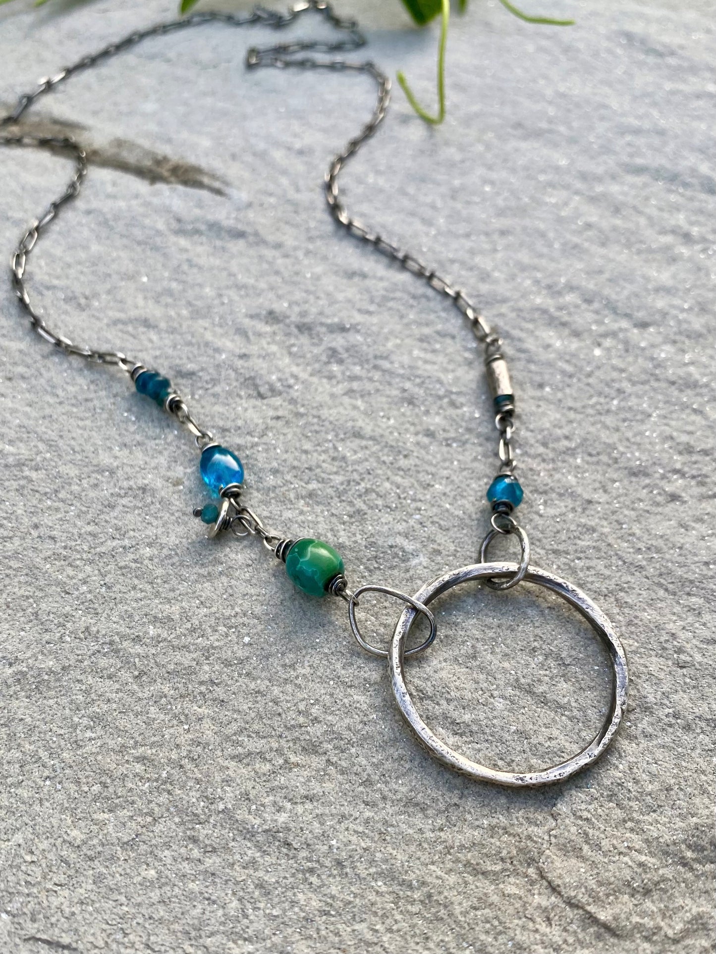 gypsy soul necklace - turquoise river