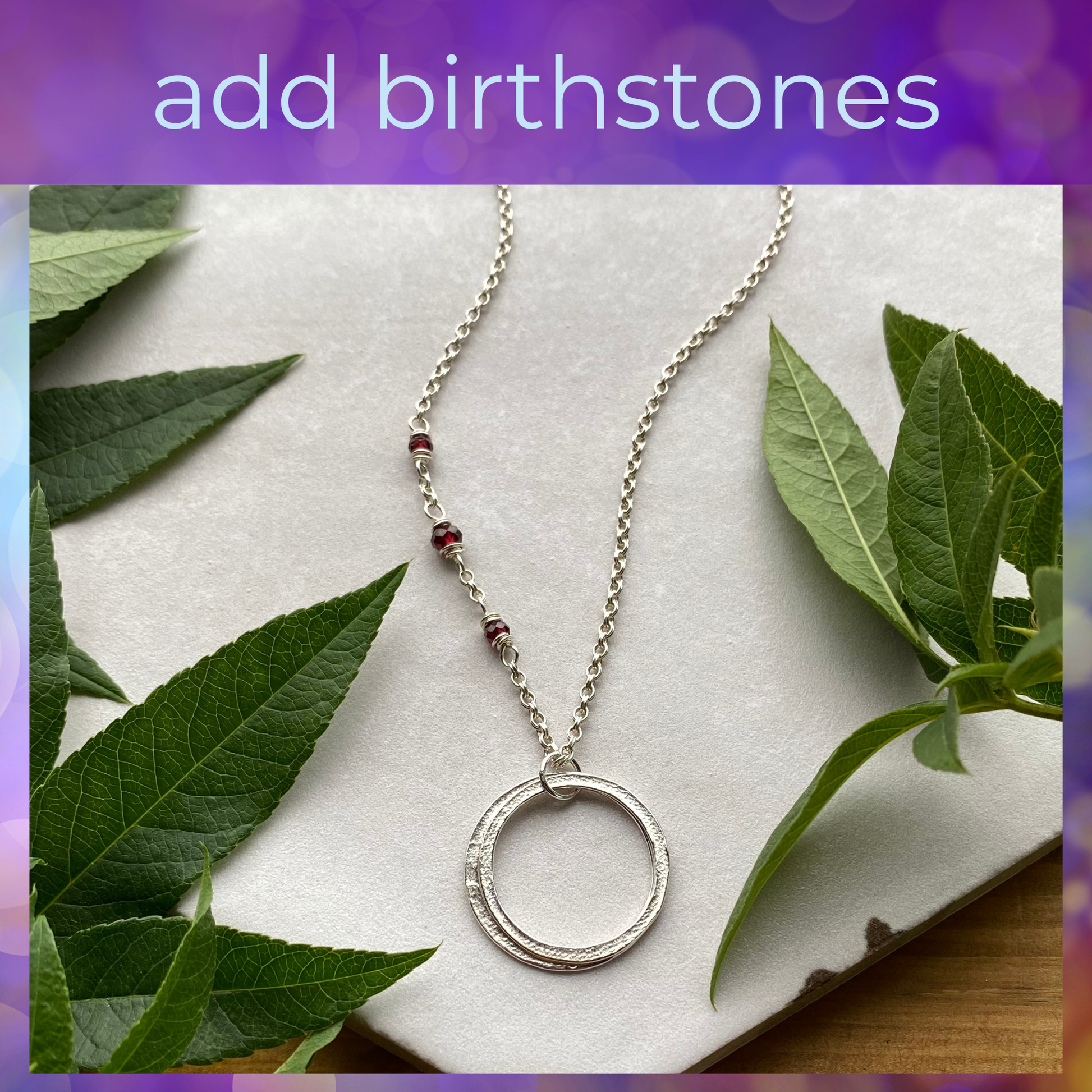 Sterling Silver 20th Birthday Necklace Gift for Woman Turning Twenty with 2 rings for 2 decades layered sterling silver circles pendant, high quality milestone jewelry