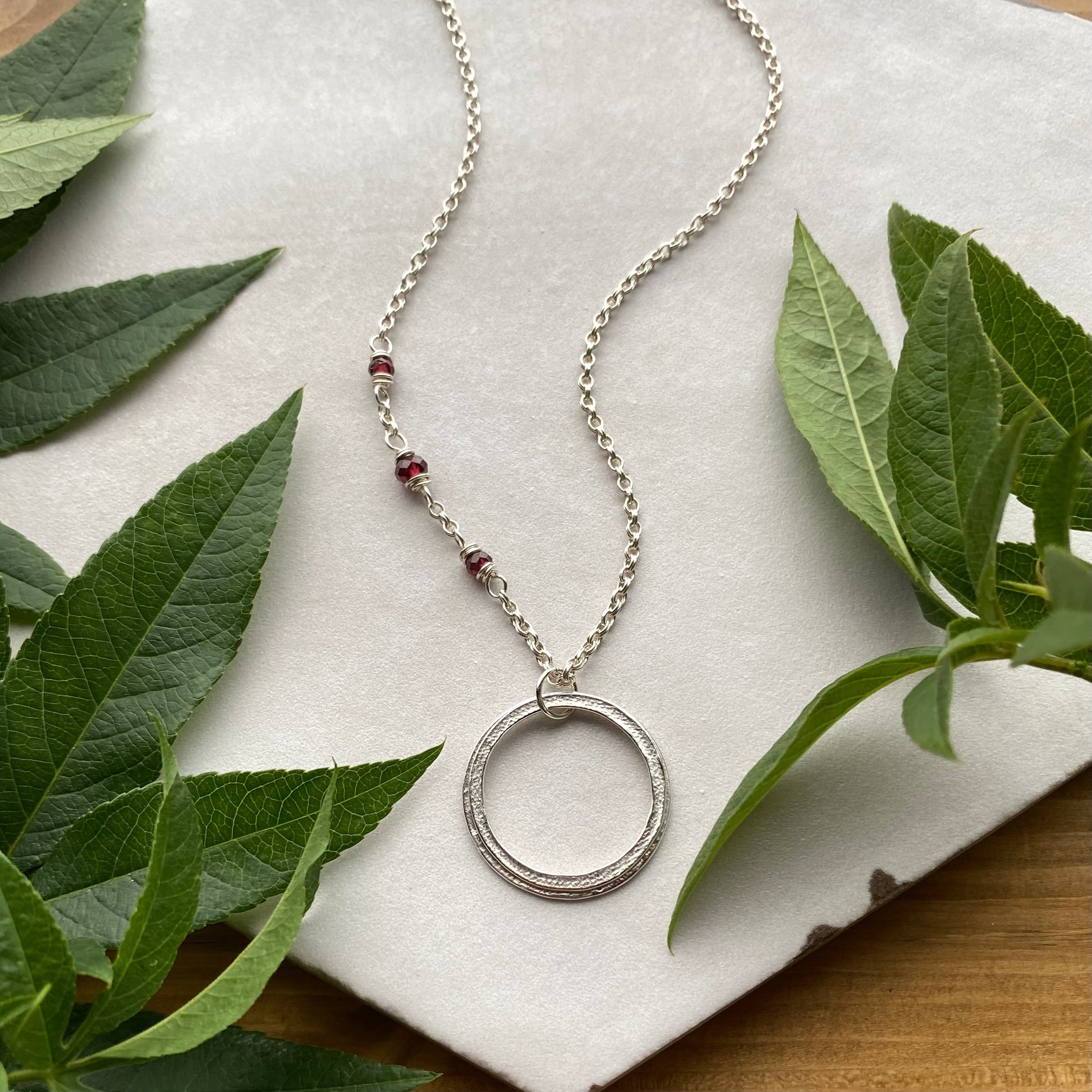 Sterling Silver 20th Birthday Necklace Gift for Woman Turning Twenty with 2 rings for 2 decades layered sterling silver circles pendant, high quality milestone jewelry