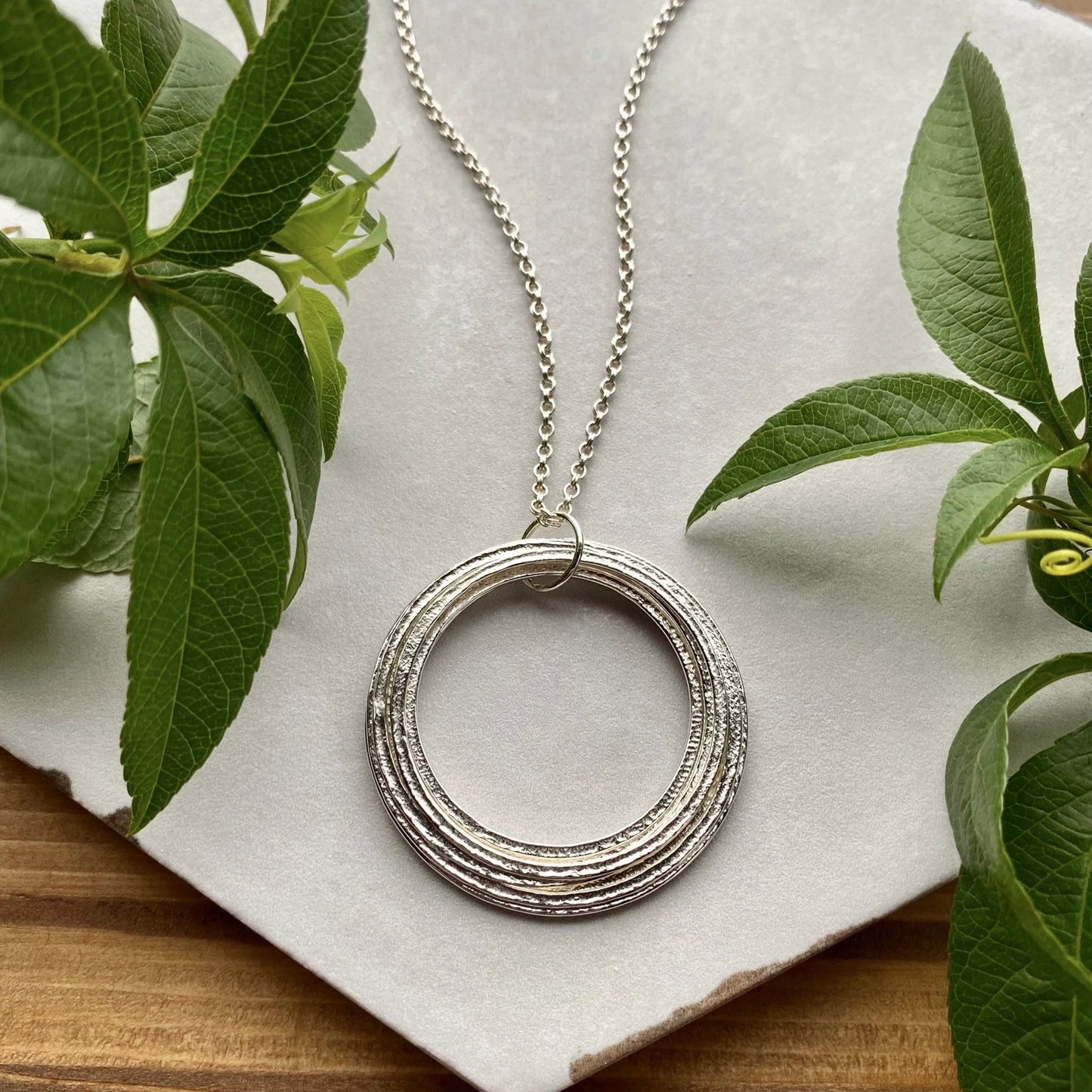 Elegant Birthday Gift Sterling Silver 80th Birthday Necklace Gift for Woman Turning Eighty with 8 rings for 8 decades silver circles pendant, high quality milestone jewelry with beautiful gift wrap