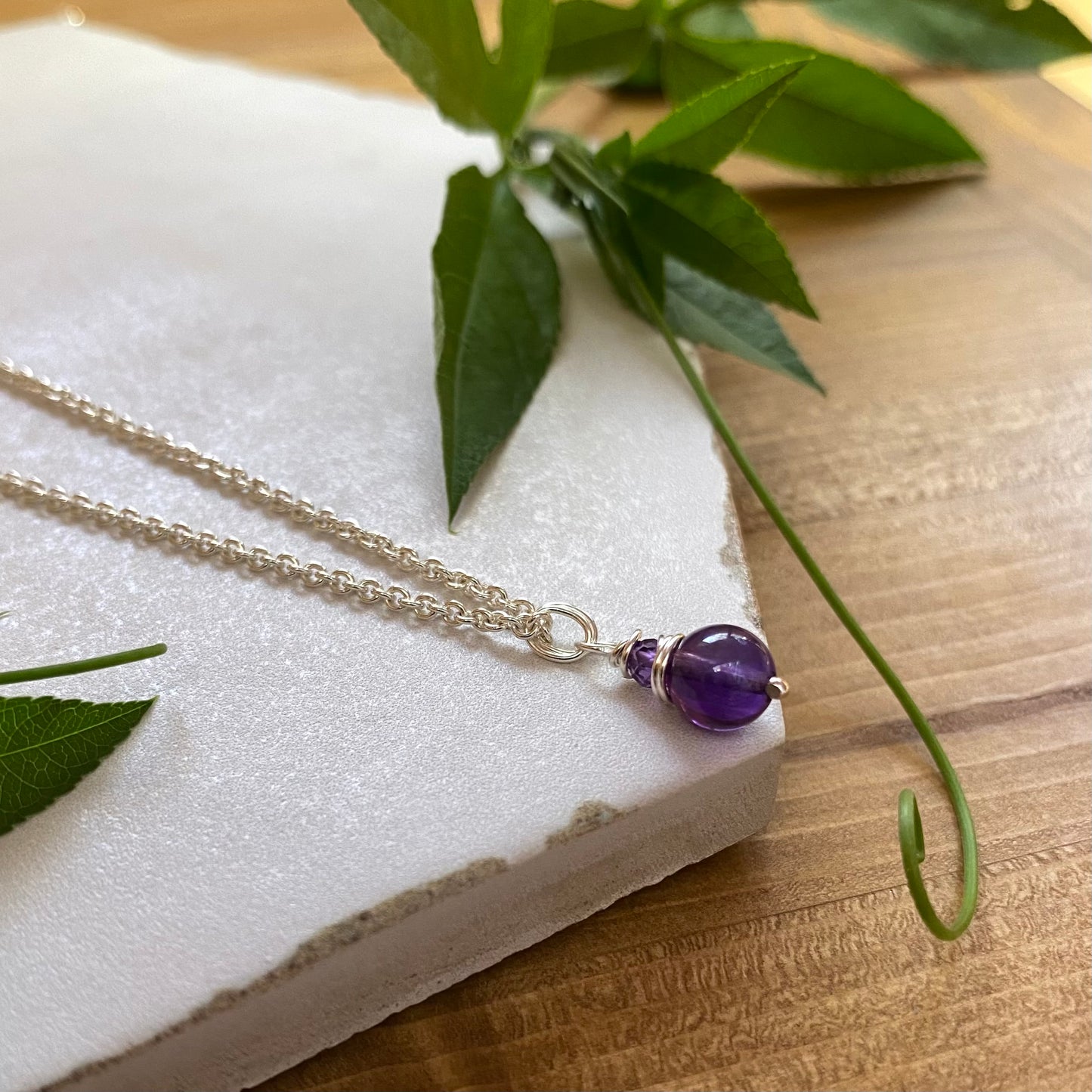 Amethyst Color Pop Necklace