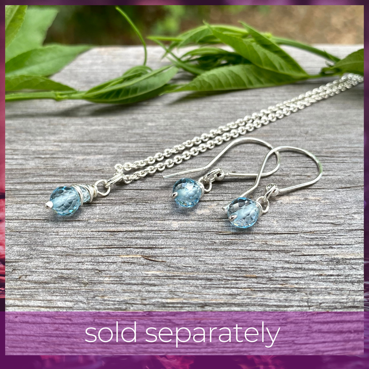 Blue Topaz Color Pop Earrings