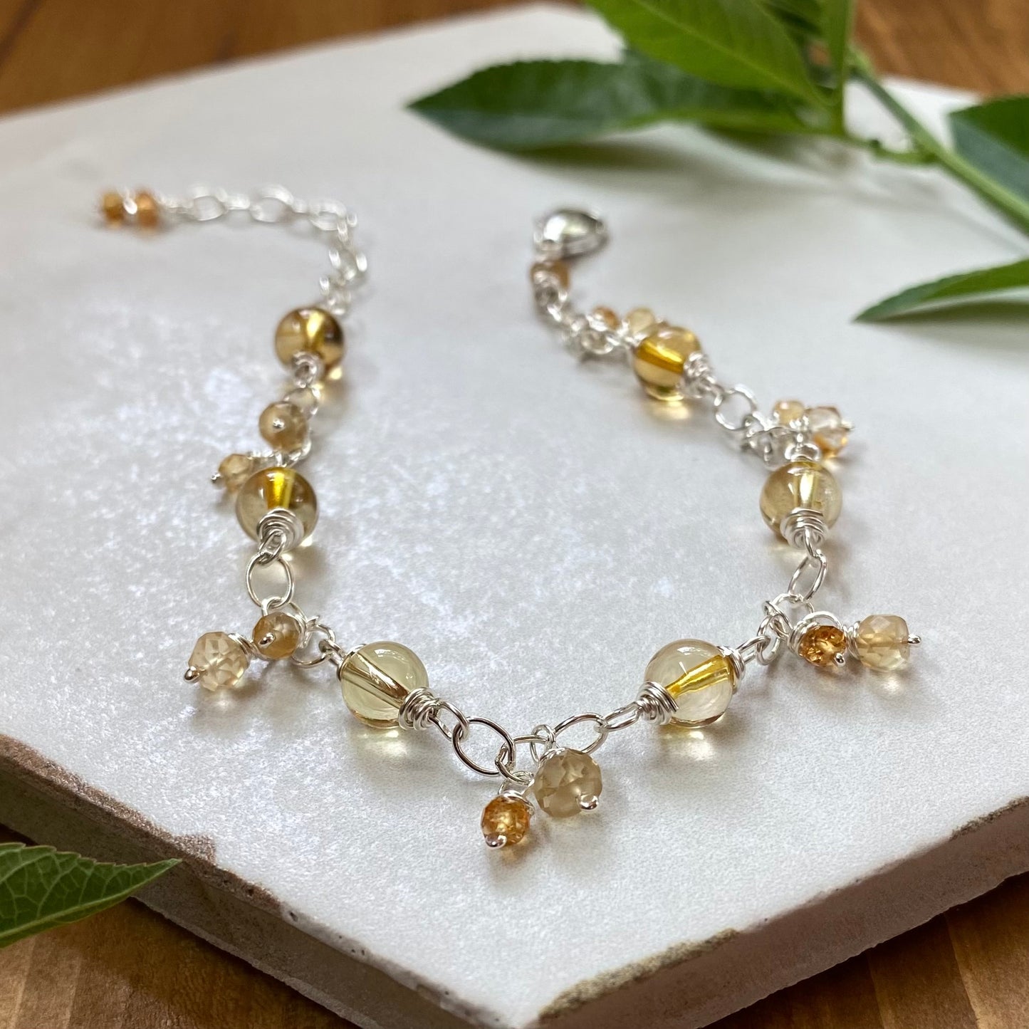 Citrine Bracelet - November Birthstone